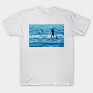 Man on Stand Up Paddle Board T-Shirt